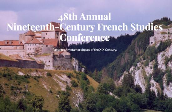 Photo of a castle on a hill and conference details